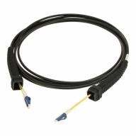 Cordon 2FO FTTA LCD/UPC-LCD/UPC Ø5,0mm G.657A2 Noir Lg 70m