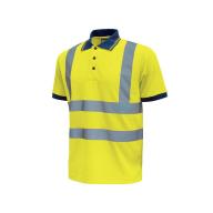 Polo haute visibilité 180g/m² MC jaune U-POWER T.XXL