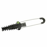 AC560 140 : Pince d'ancrage pour câble FO rond Ø 5-6mm - Anse inox