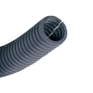 Gaine ICTA3422 grise + fil tire-aiguille galvanisé - Ø16mm lg 100m