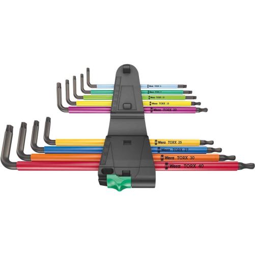 Jeu de 9 clés torx à tête sphéri - Coffret à cliquet, clé RM