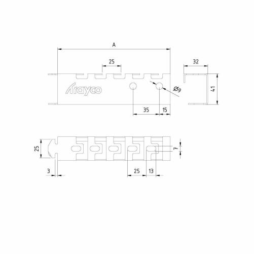 Etrier multifonctionnel pour pen - Accessoires Chemin de câble