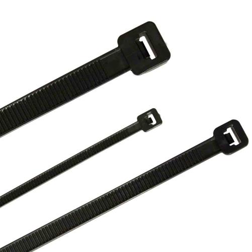 Serre câble noir 280x4,8mm - Collier, pontet et embase