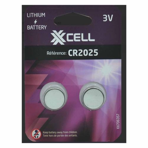 Pile lithium cr2025 xxcell - Electricité et fourniture électrique