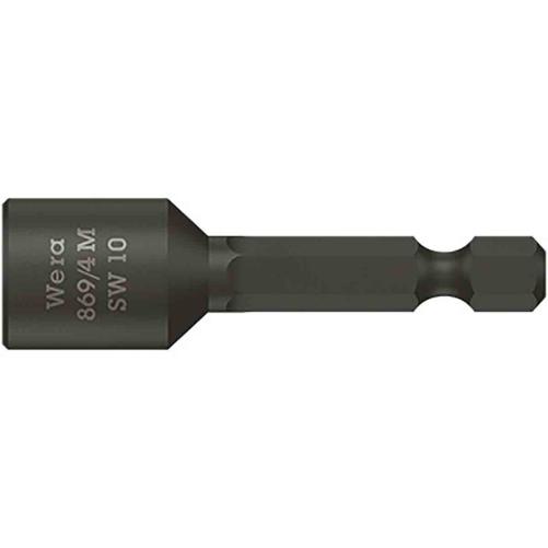 Douille magnétique WERA 1/4" Ø10 - Cliquet et douille