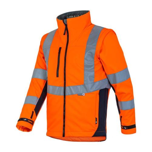 Parka 4 en 1 haute visibilité or - Vêtement haute visibilité