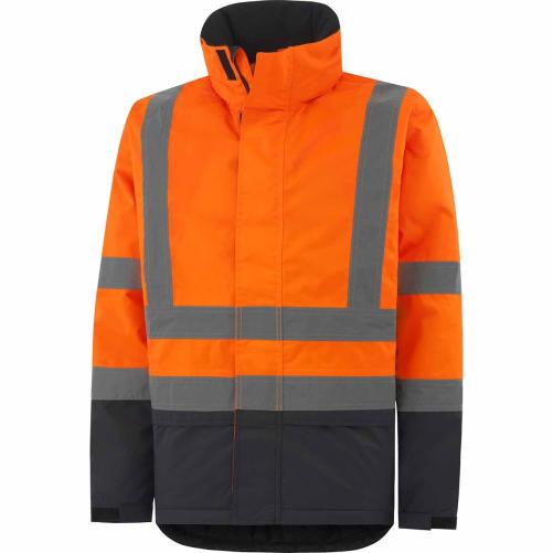 Veste hiver HV orange Classe 3 H - Vêtement haute visibilité