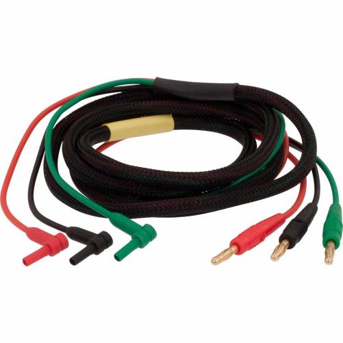 Cordon cuivre banane B/J 2mm-4mm - Cordon et fiche banane