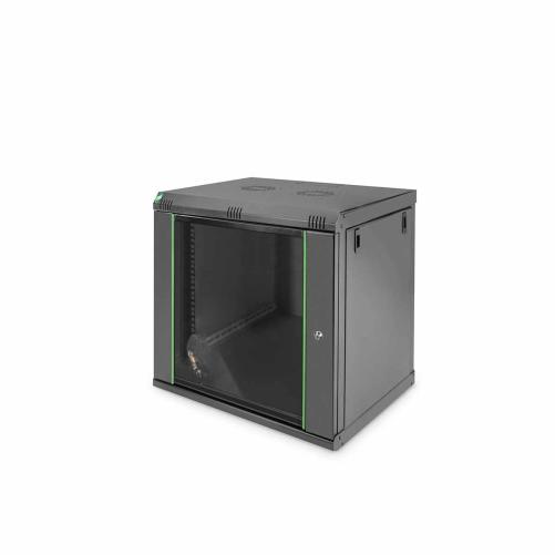 Mini baie murale 19'' 12U Porte  - Coffret 19" et 10"