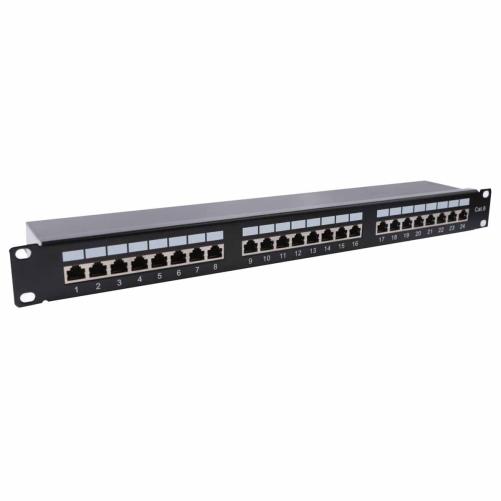 Panneau brassage RJ4524 ports 1U - Panneau de brassage équipé