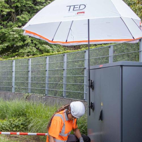 Ventouse pour parapluie-tente - Tente de chantier