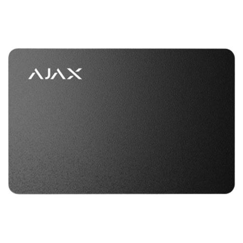 10 badges carte Ajax Pass noirs  - Accessoires baie/Coffret IT