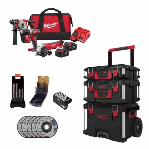 Trolley Packout MILWAUKEE - Scie et meuleuse