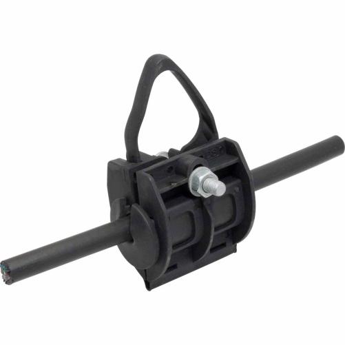 Dispositif de suspension mobile  - Pince d'ancrage et suspension fibre