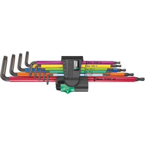 Jeu de 9 clés torx à tête sphéri - Coffret à cliquet, clé RM