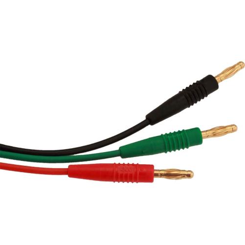 Cordon cuivre banane B/J 2mm-4mm - Cordon et fiche banane