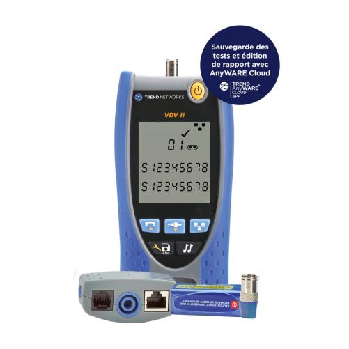 Testeur câblage VDV II avec AnyW - Testeur de câble RJ45