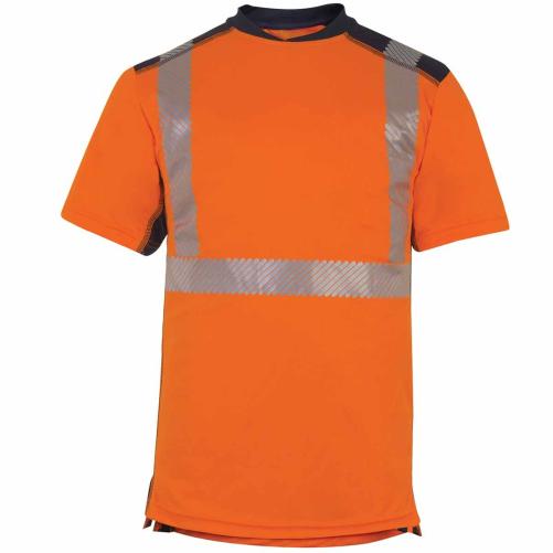 Tee-shirt haute visibilité MC or - Vêtement haute visibilité