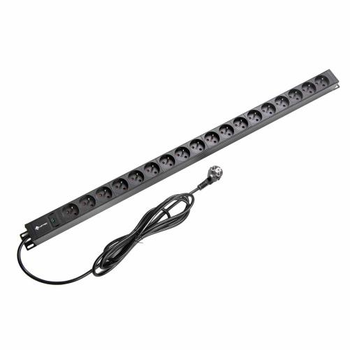 PDU vertical 18 prises 2P+T avec - PDU