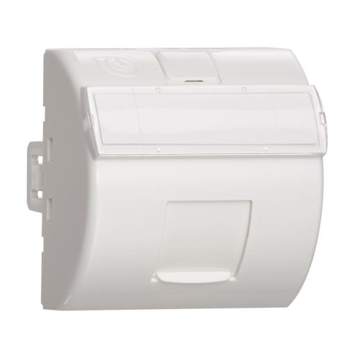 LEVITON Plastron Incliné Simple  - Prise RJ45