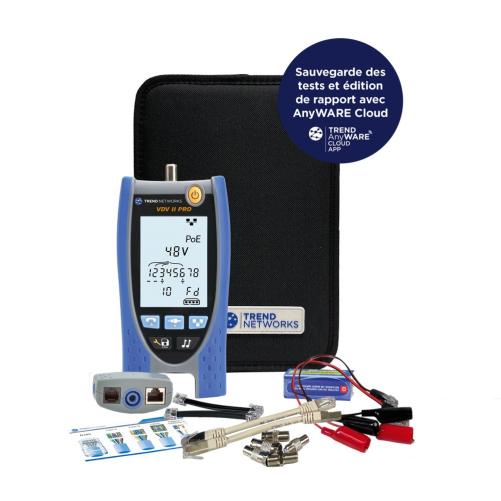 Testeur câblage VDV II PRO avec  - Testeur de câble RJ45
