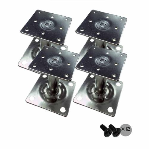 Lot de 4 pieds vérins 50cm pour  - Accessoires baie/Coffret IT