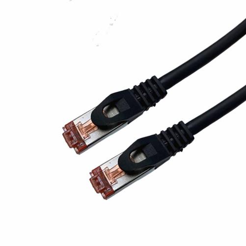 Cordon RJ45 CAT6A SSTP LSZH noir - Cordon RJ45 CAT6A