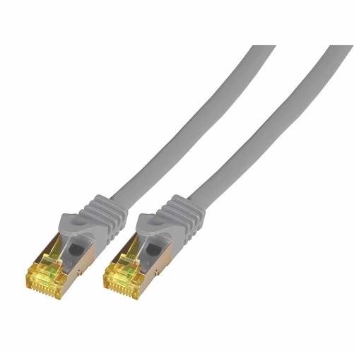 Cordon RJ45 CAT7 S/FTP LSZH gris - Cordon RJ45 CAT7