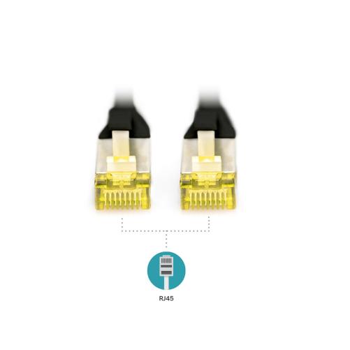 Cordon RJ45 CAT6A S/FTP LSZH ora - Cordon RJ45 CAT6A