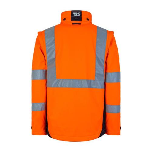 Parka 4 en 1 haute visibilité or - Vêtement haute visibilité