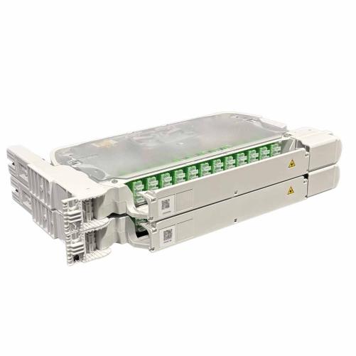 Tiroir FO 19'' 2U 96FO SC/UPC - Tiroir optique 19" pivotant