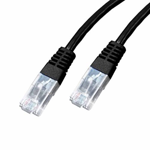 Cordon RJ45 CAT6 UTP noir Lg 1,  - Cordon RJ45 CAT6