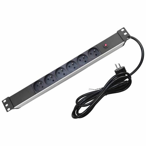 PDU 19" 1U multiprises 6 prises  - PDU