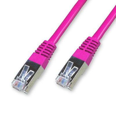 Cordon CAT6 FTP Rose - 1m - Cordon RJ45 CAT6