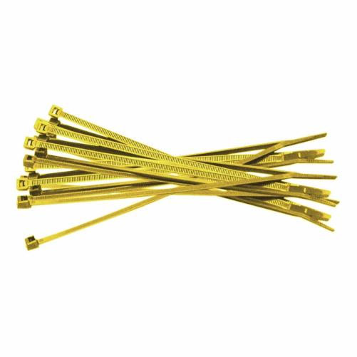 Collier serrage nylon jaune 142x - Collier, pontet et embase