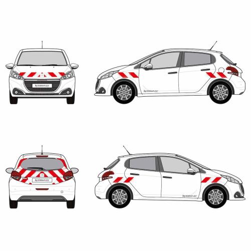 Kit bandes réfléchissantes Cl.A  - Balisage et signalisation pour véhicule
