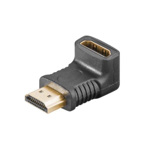 Adaptateur HDMI M/F - Coudé gauc - Cordon HMI