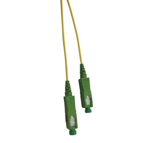 Cordon fibre SC/APC 15 m jaune – - Cordon optique