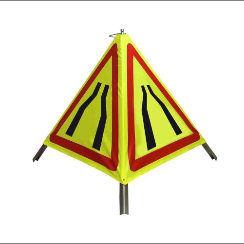 Panneau tripode rétrécissement d - Panneau de chantier