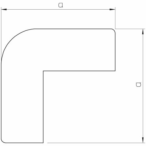 Angle extérieur moulure 10x20 mm - Moulure et goulotte