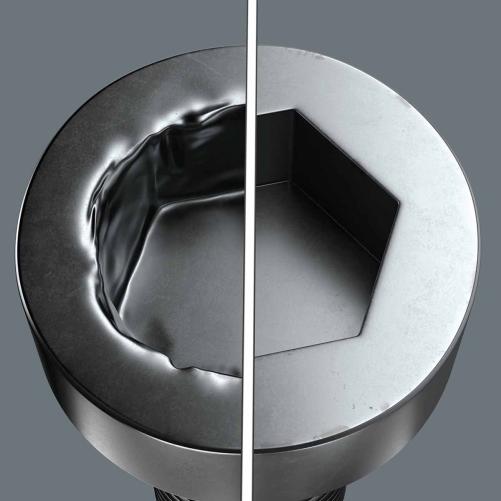 Clef mâle manche en T WERA 7 x 2 - Tournevis