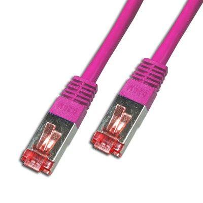 Cordon CAT6 SSTP Rose LSOH - 0,  - Cordon RJ45 CAT6