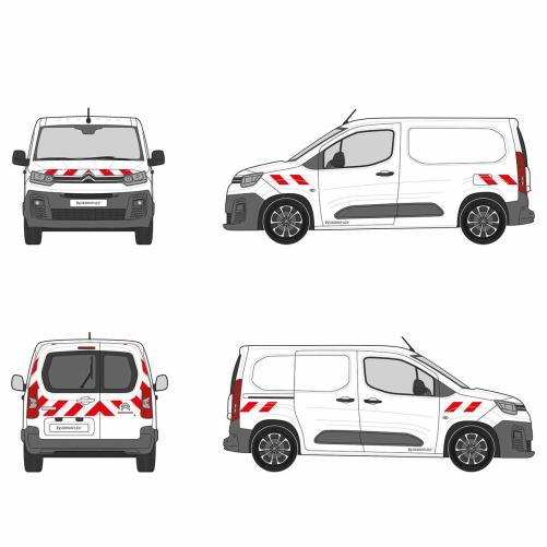 Kit bandes réfléchissantes Cl.A  - Balisage et signalisation pour véhicule
