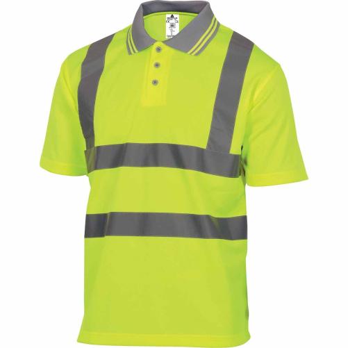 Polo haute visibilité MC jaune E - Vêtement haute visibilité