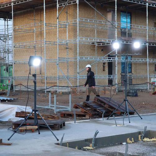 Éclairage de chantier puissant - Eclairage de chantier