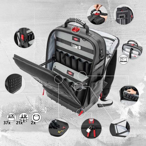 Sac à dos Modular X18 KNIPEX - 2 - Rangement et valise Outil