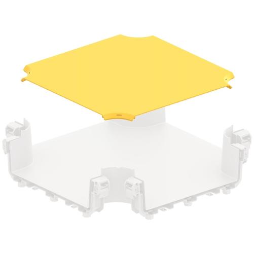Couvercle raccord croisé Fiber R - Chemin de câble tôle
