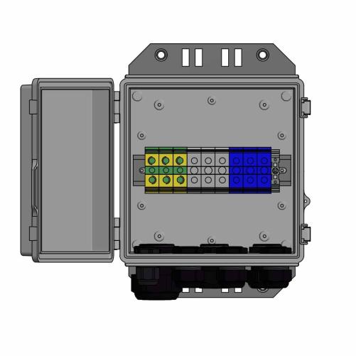 Coffret énergie PTTA 3 RRU/RRH - Boitier FTTA, PTTA, HTTA