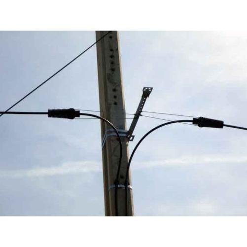 Dispositif de fixation pour câbl - Pince d'ancrage et suspension fibre optique