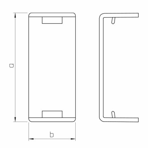 Couvre-joint moulure 20x50 blanc - Moulure et goulotte